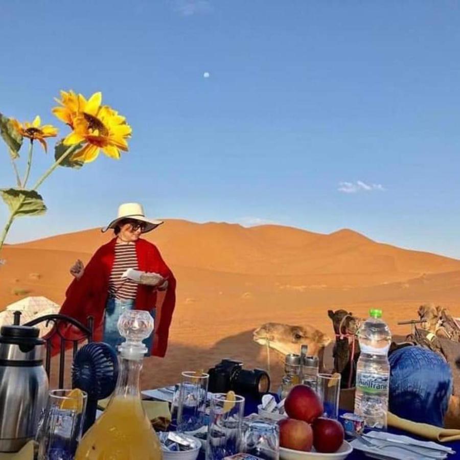 Erg Chebbi Camel Trek Camp Hotel Merzouga Exterior foto